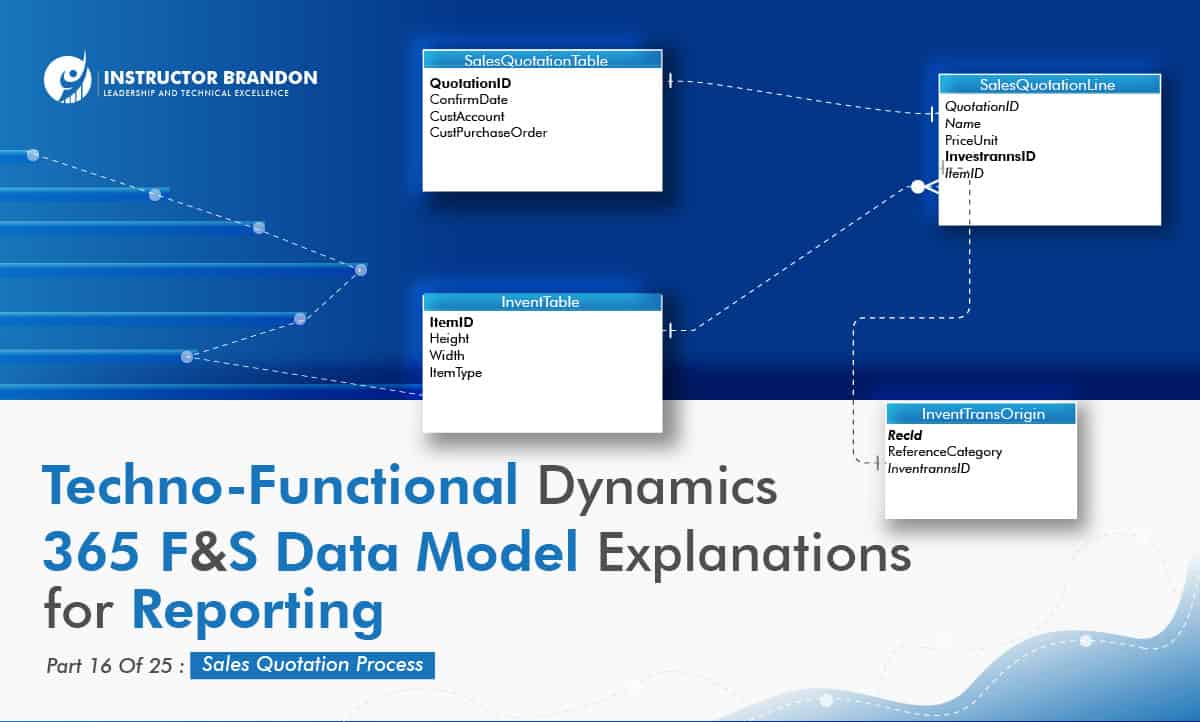 Create Sales Quotation in Dynamics 365 Data Model Tutorial 16