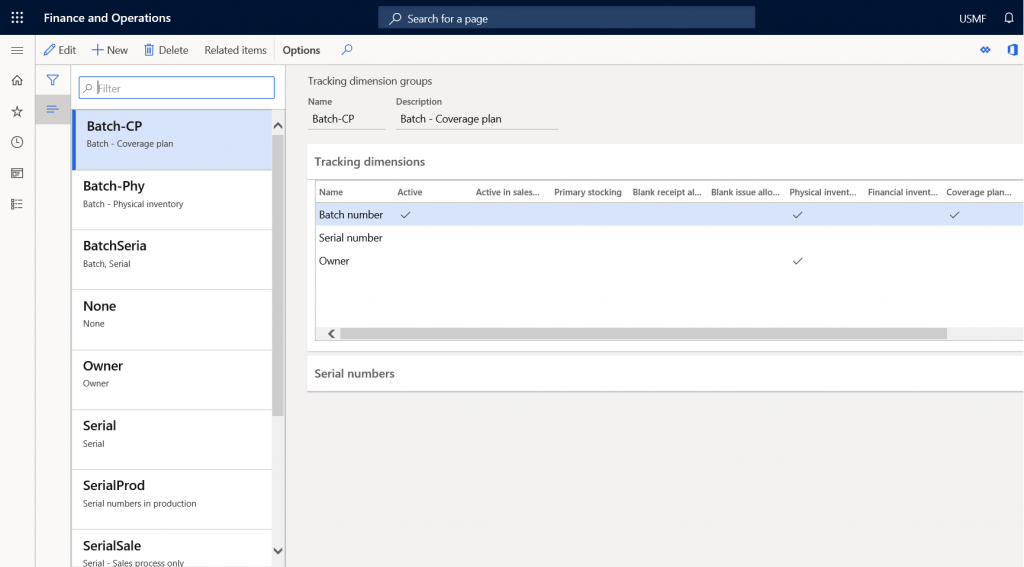 How to Setup Storage and Tracking Dimension in D365